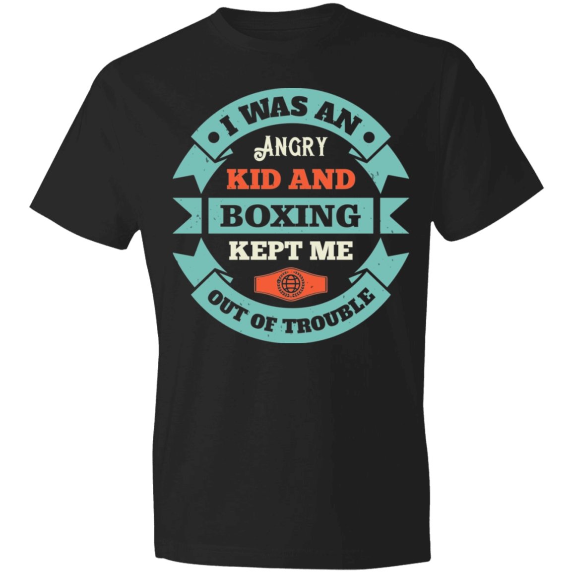 boxing Design Lightweight T-Shirt 4.5 oz - Alexecom.com