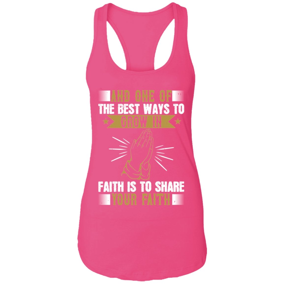 Christian Design Ladies Ideal Racer back Tank top - Alexecom.com