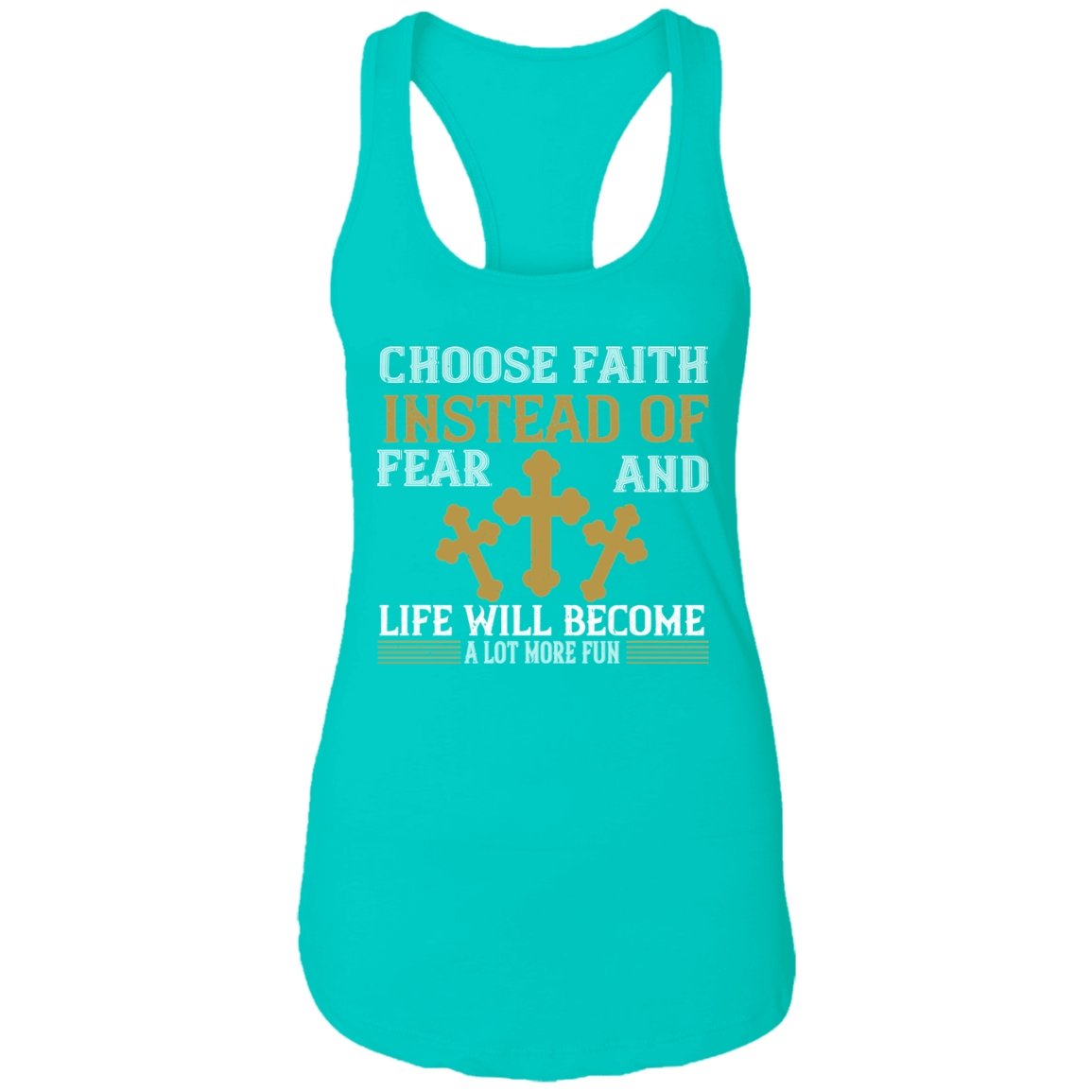 Christian Design Ladies Ideal Racer back Tank top - Alexecom.com