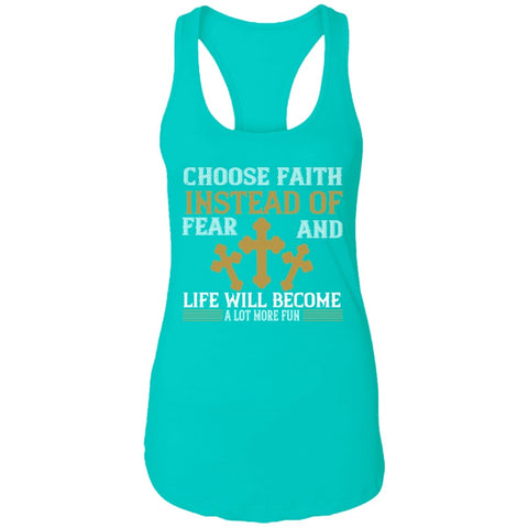 Image of Christian Design Ladies Ideal Racer back Tank top - Alexecom.com