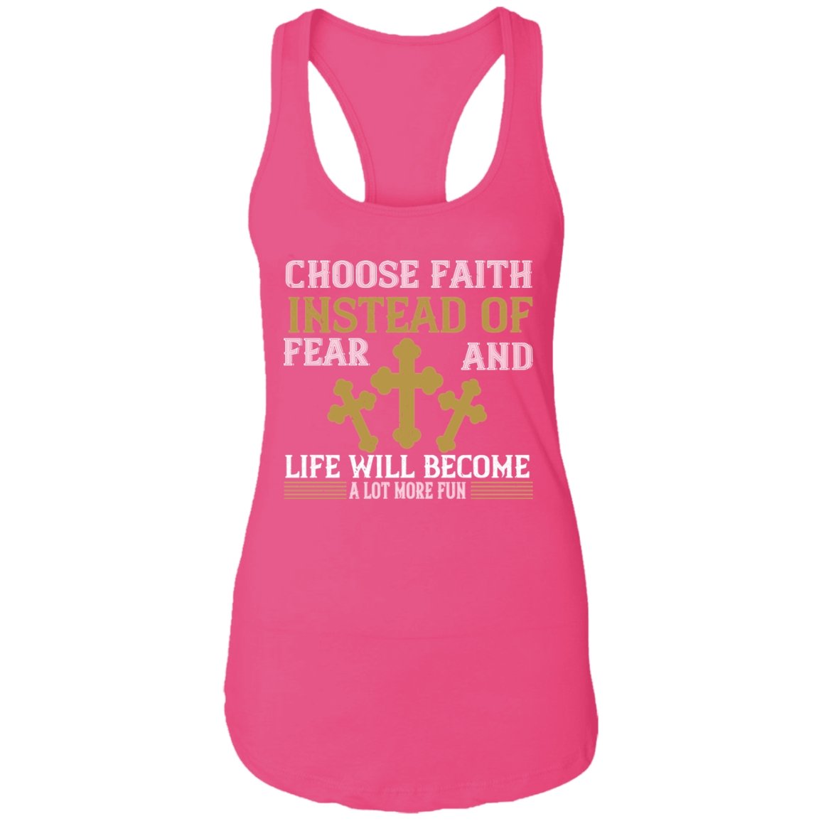Christian Design Ladies Ideal Racer back Tank top - Alexecom.com
