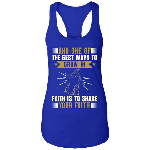 Image of Christian Design Ladies Ideal Racer back Tank top - Alexecom.com