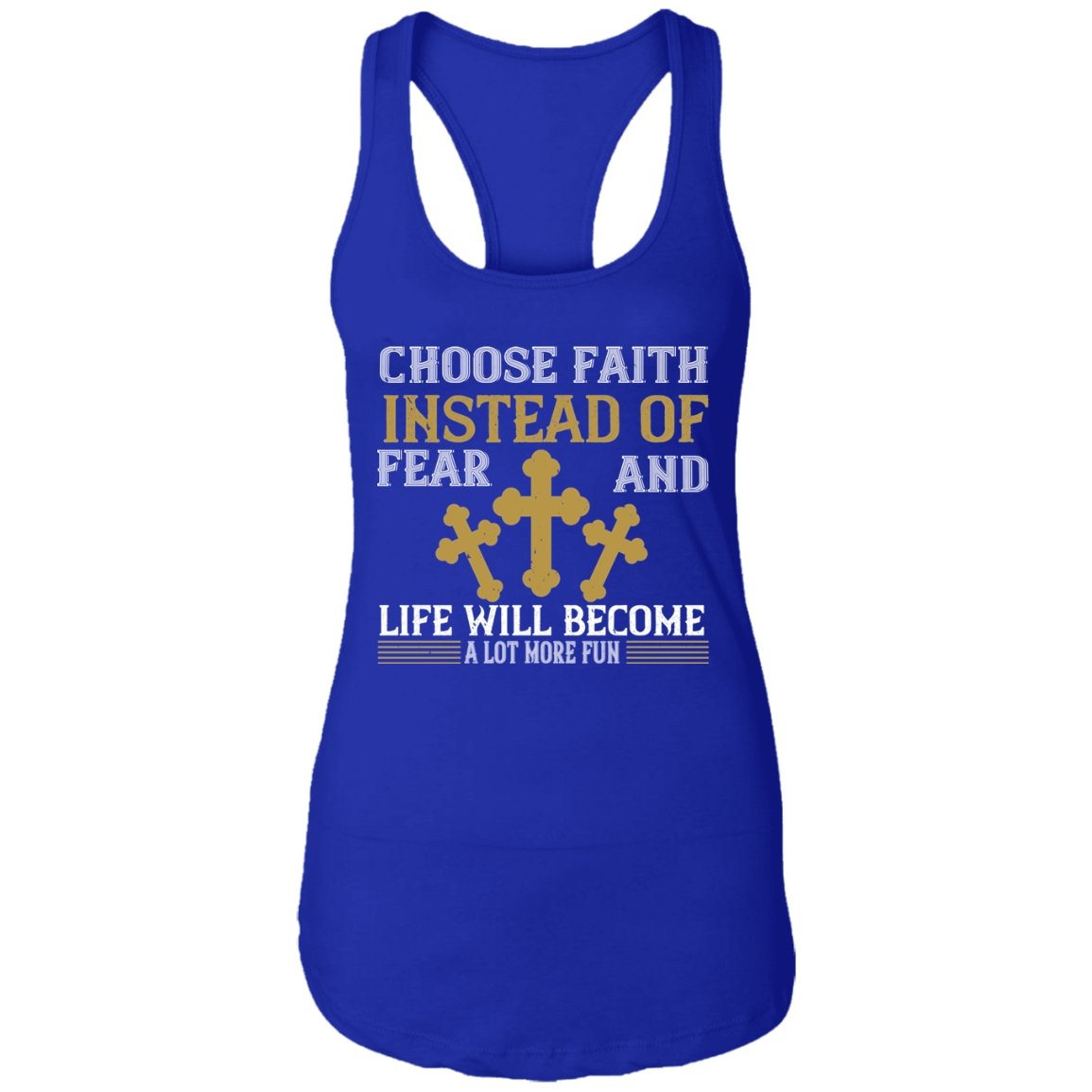 Christian Design Ladies Ideal Racer back Tank top - Alexecom.com