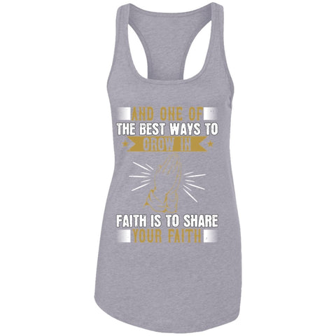 Image of Christian Design Ladies Ideal Racer back Tank top - Alexecom.com