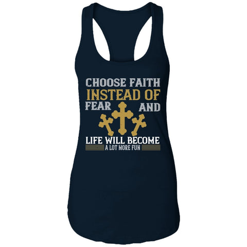 Image of Christian Design Ladies Ideal Racer back Tank top - Alexecom.com