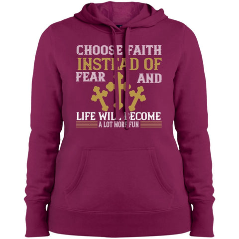 Image of Christian Design Ladies' Pullover Hooded Sweatshirt - Alexecom.com
