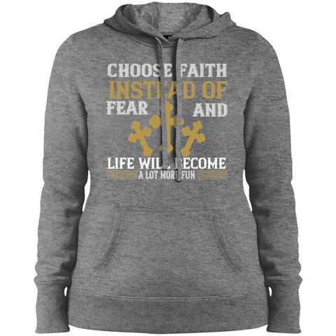 Image of Christian Design Ladies' Pullover Hooded Sweatshirt - Alexecom.com