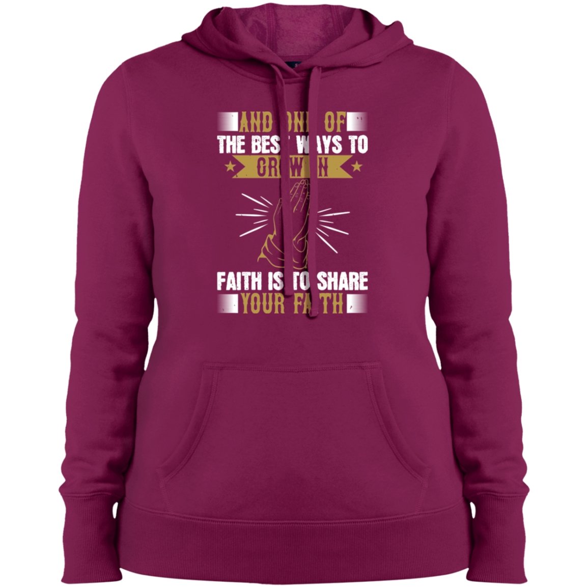Christian Design Ladies' Pullover Hooded Sweatshirt - Alexecom.com