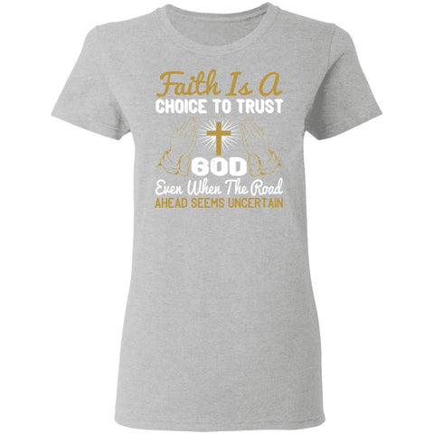 Image of Christian Design Ladies' T-Shirt - Alexecom.com