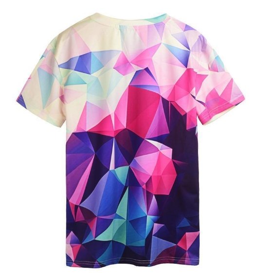 Color Blocks 3D Printed T-Shirt - Alexecom.com