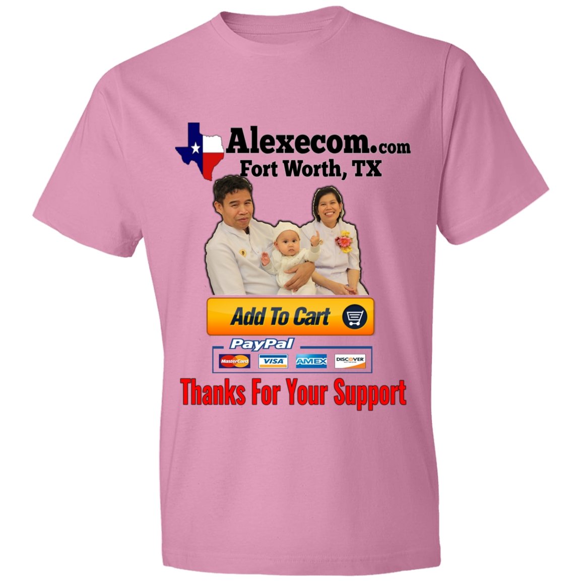 Company Advertise Lightweight T-Shirt - Alexecom.com