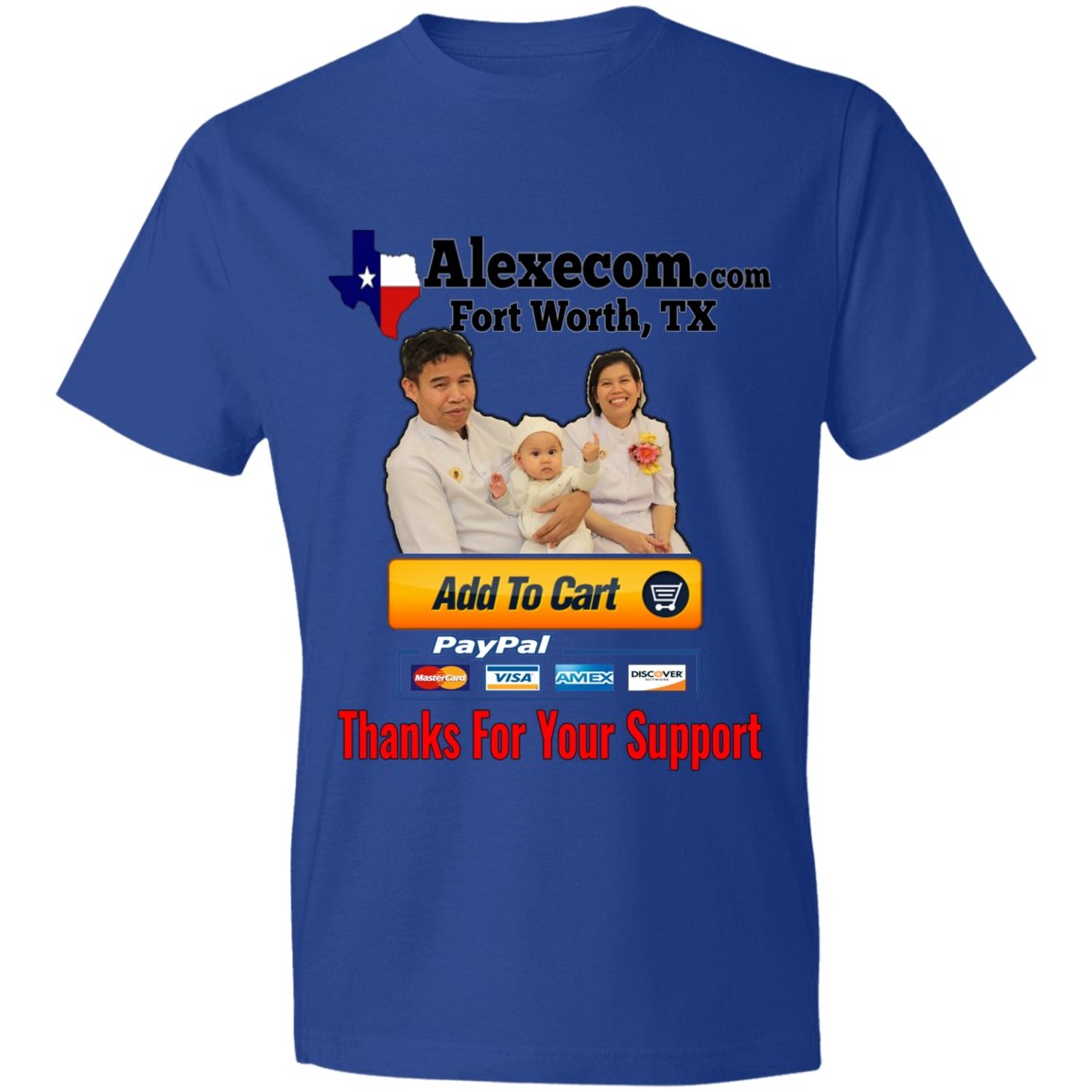 Company Advertise Lightweight T-Shirt - Alexecom.com