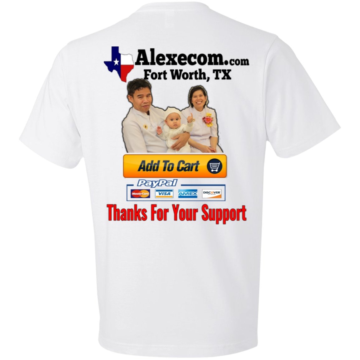 Company Advertise Lightweight T-Shirt - Alexecom.com