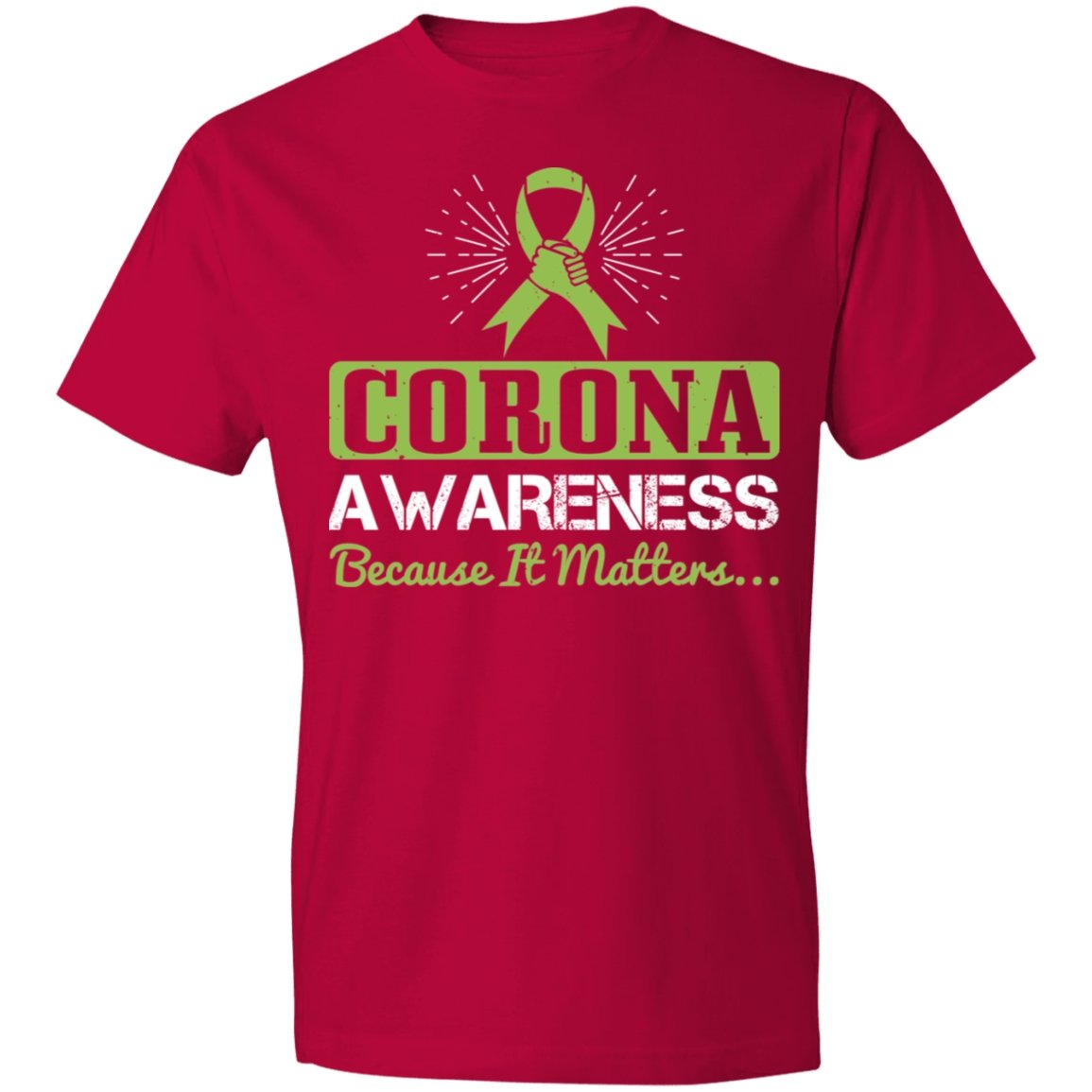 Corona Virus Awareness Lightweight T-Shirt 4.5 oz - Alexecom.com