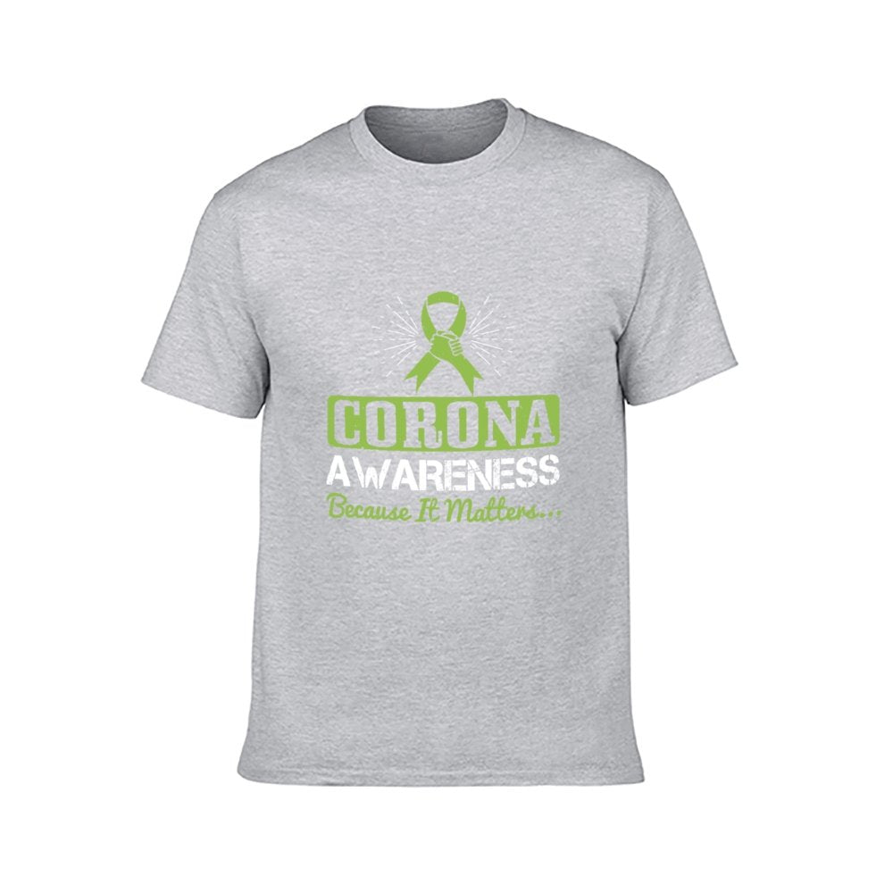 Double Sided Co Awareness T-Shirt for Men, Adult Cotton Short Sleeve Tee - Alexecom.com