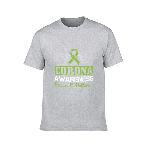 Image of Double Sided Co Awareness T-Shirt for Men, Adult Cotton Short Sleeve Tee - Alexecom.com