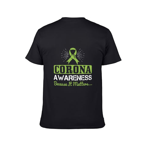 Image of Double Sided Co Awareness T-Shirt for Men, Adult Cotton Short Sleeve Tee - Alexecom.com