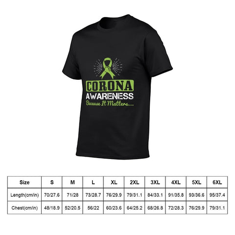 Image of Double Sided Co Awareness T-Shirt for Men, Adult Cotton Short Sleeve Tee - Alexecom.com