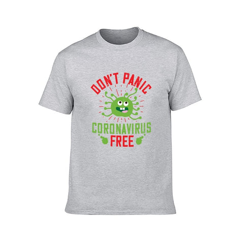 Image of Double Sided Corona Is Free T-Shirt for Men, Adult Cotton Short Sleeve Tee - Alexecom.com