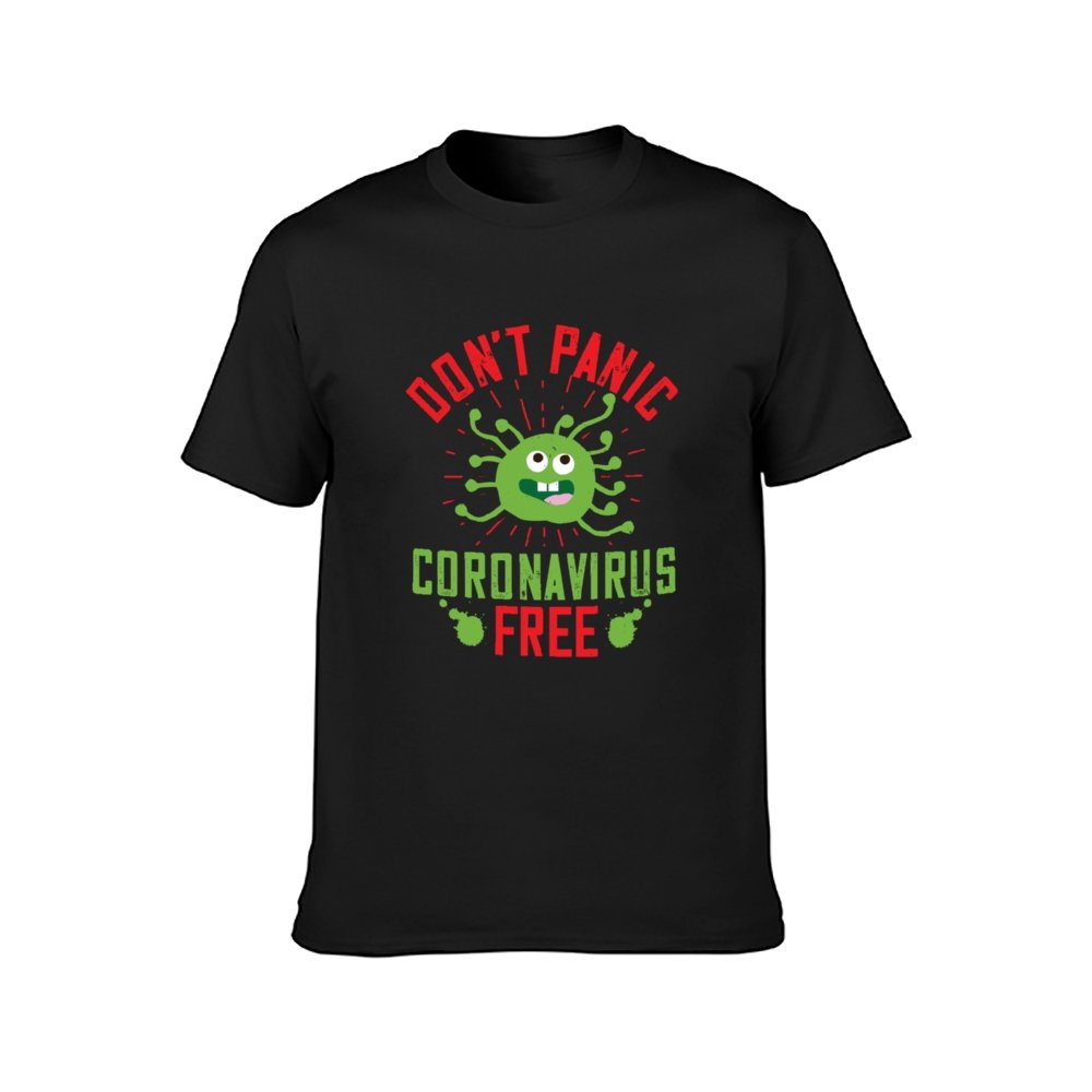 Double Sided Corona Is Free T-Shirt for Men, Adult Cotton Short Sleeve Tee - Alexecom.com