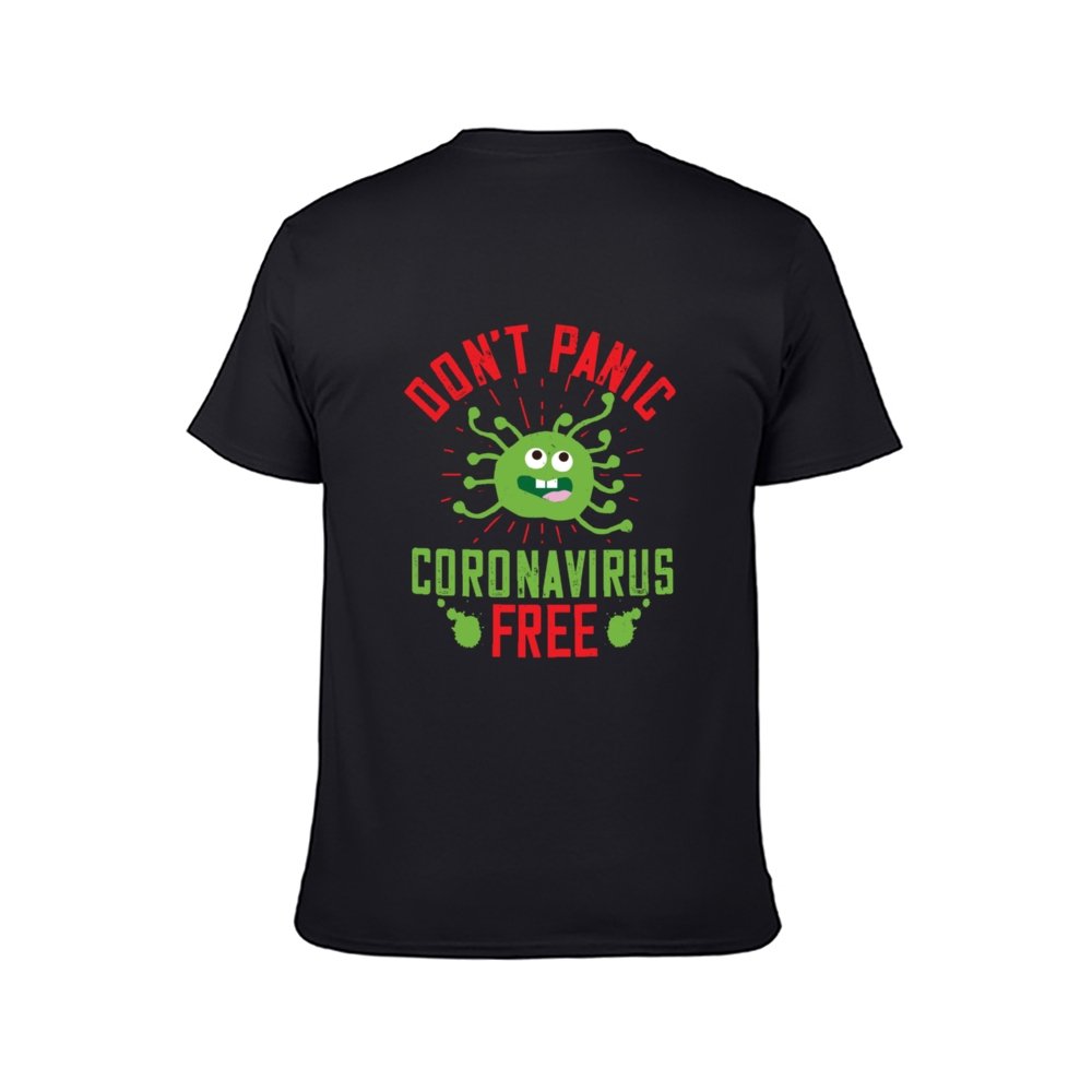 Double Sided Corona Is Free T-Shirt for Men, Adult Cotton Short Sleeve Tee - Alexecom.com