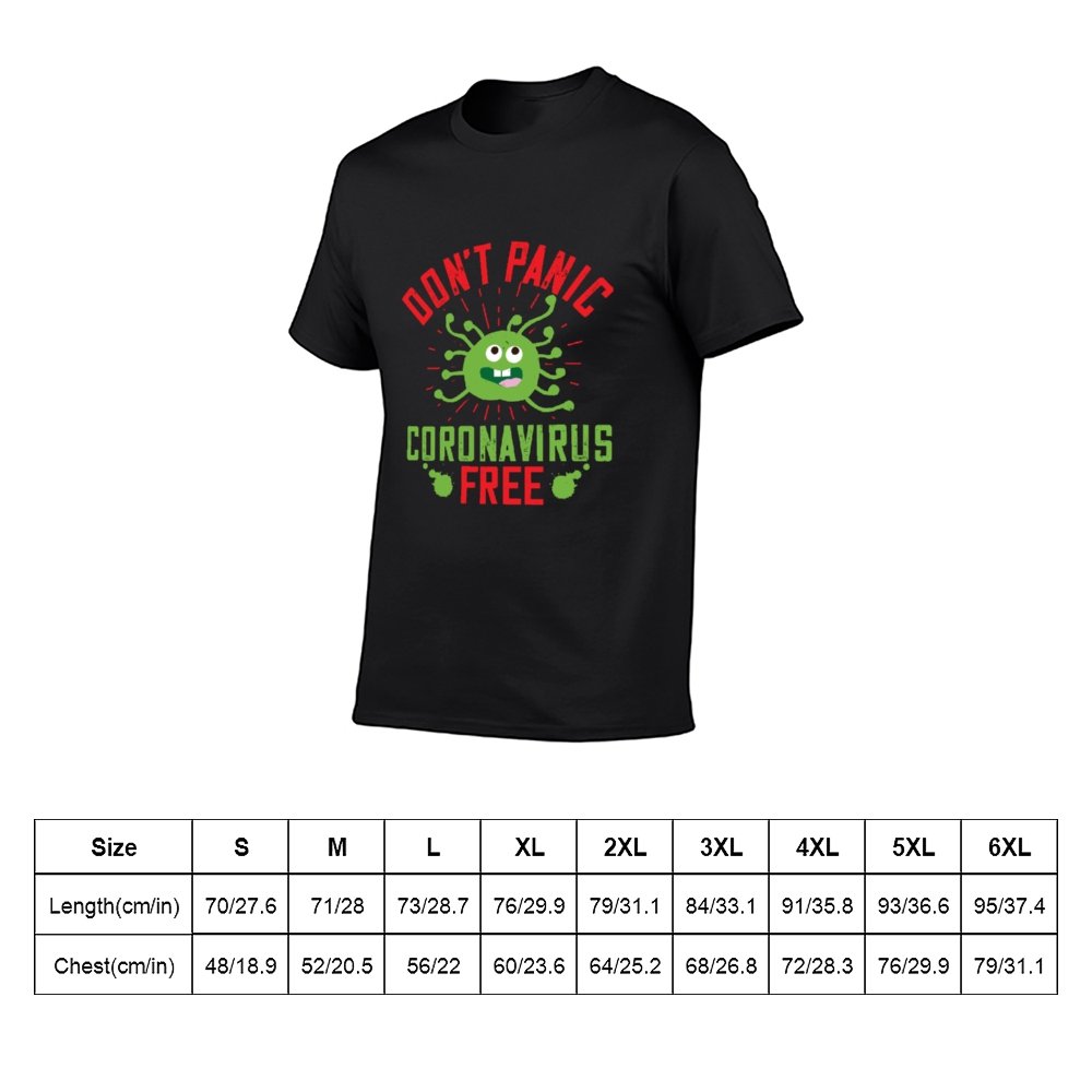 Double Sided Corona Is Free T-Shirt for Men, Adult Cotton Short Sleeve Tee - Alexecom.com