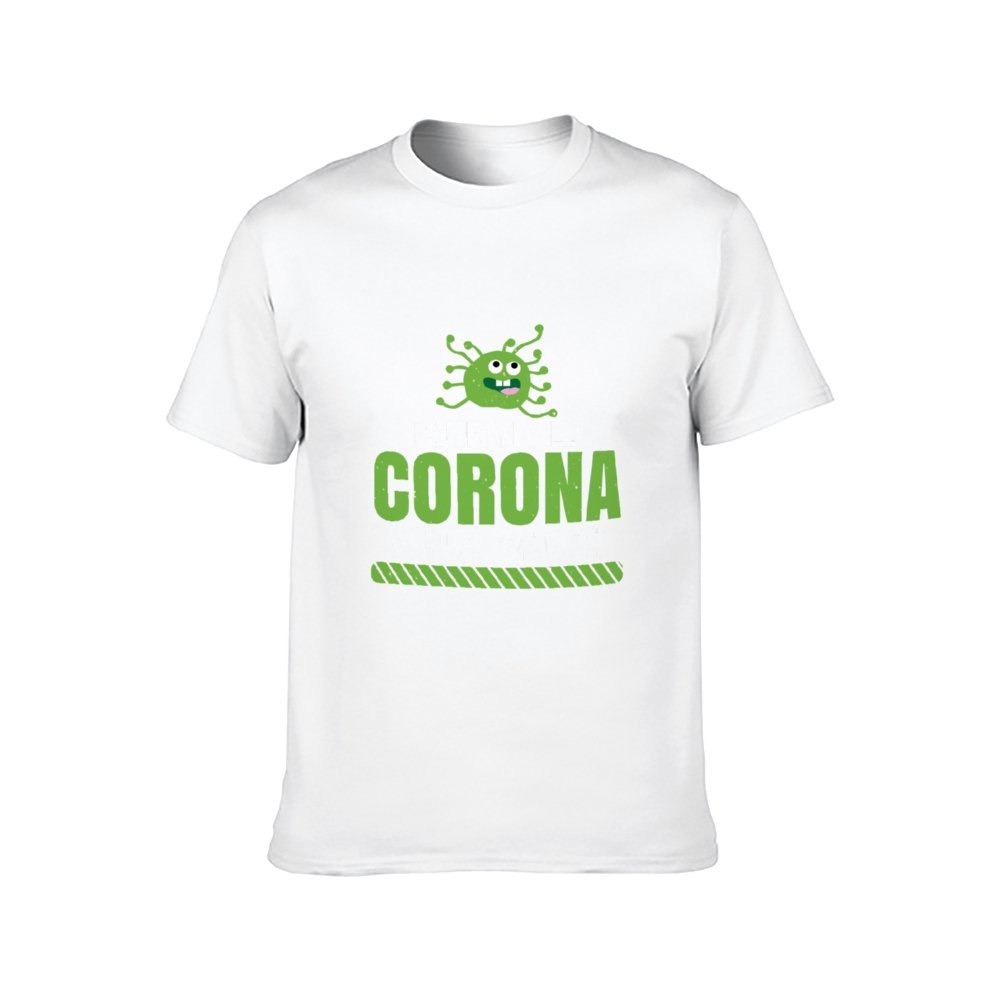 Double Sided Corona Survive T-Shirt for Men, Adult Cotton Short Sleeve Tee - Alexecom.com