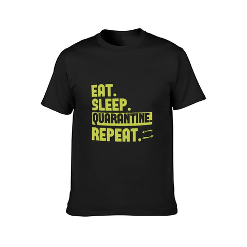 Image of Double Sided Eat Sleep T-Shirt for Men, Adult Cotton Short Sleeve Tee - Alexecom.com