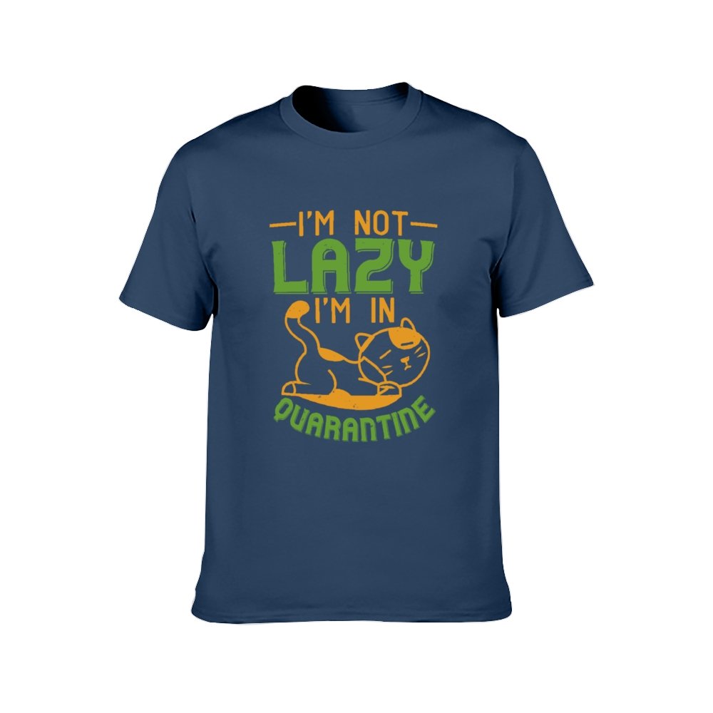 Double Sided I Am not Lazy T-Shirt for Men, Adult Cotton Short Sleeve Tee - Alexecom.com