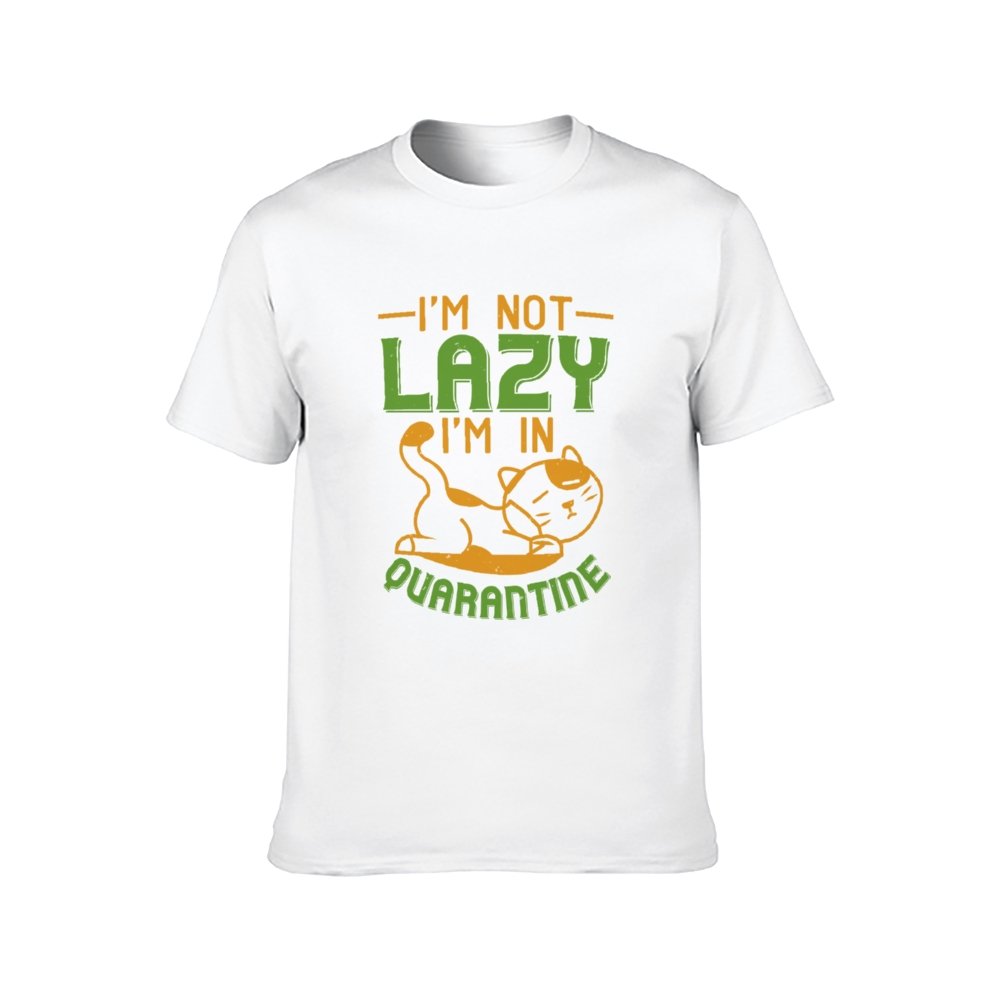 Double Sided I Am not Lazy T-Shirt for Men, Adult Cotton Short Sleeve Tee - Alexecom.com