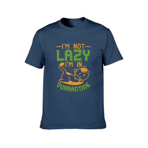 Image of Double Sided I Am not Lazy T-Shirt for Men, Adult Cotton Short Sleeve Tee - Alexecom.com