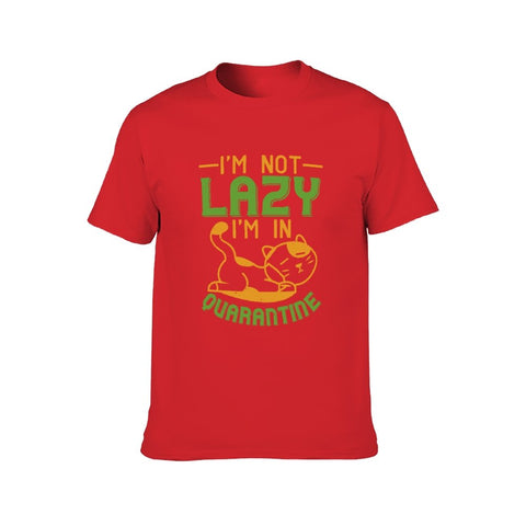 Image of Double Sided I Am not Lazy T-Shirt for Men, Adult Cotton Short Sleeve Tee - Alexecom.com