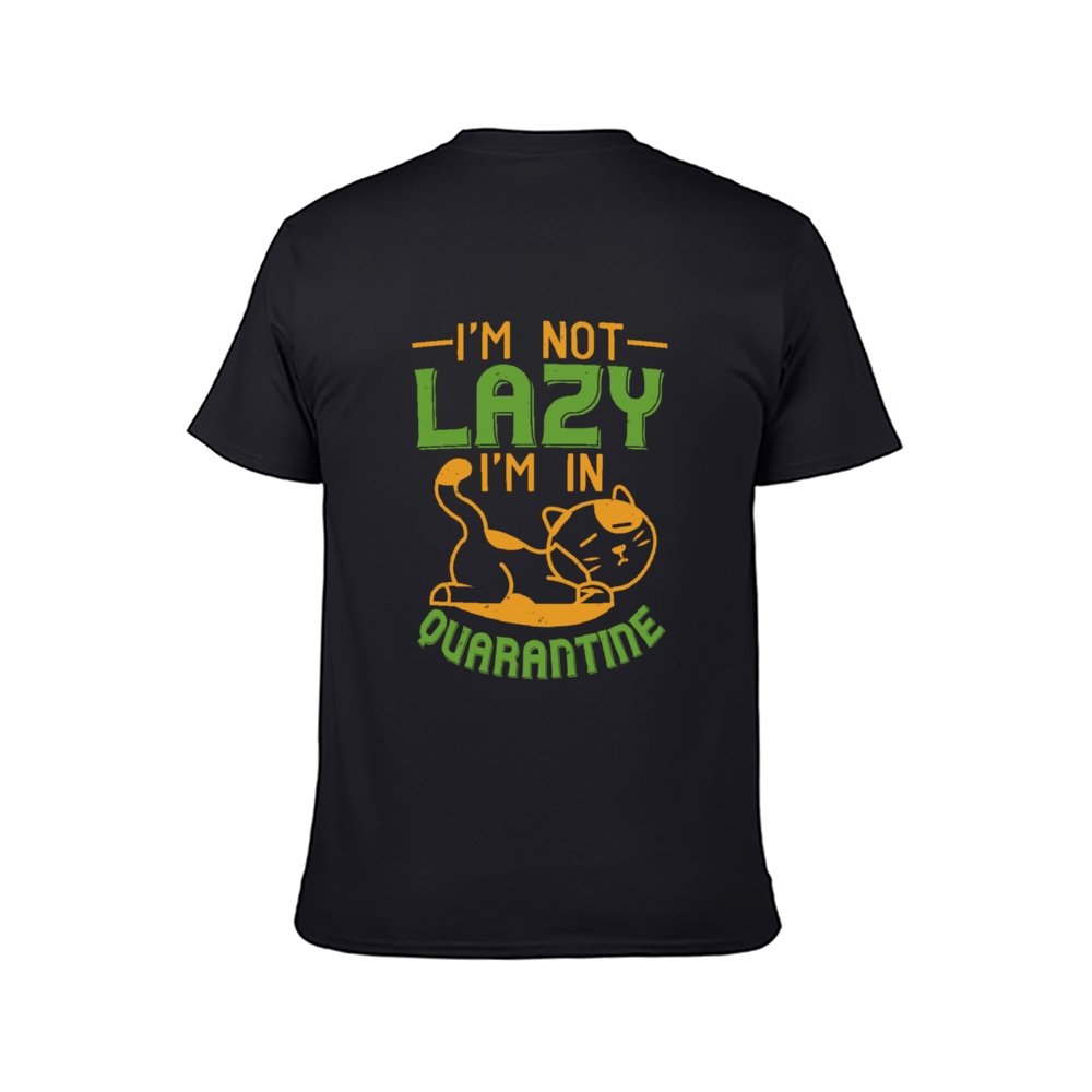 Double Sided I Am not Lazy T-Shirt for Men, Adult Cotton Short Sleeve Tee - Alexecom.com