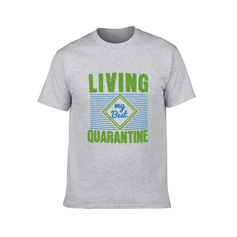 Image of Double Sided Living best T-Shirt for Men, Adult Cotton Short Sleeve Tee - Alexecom.com