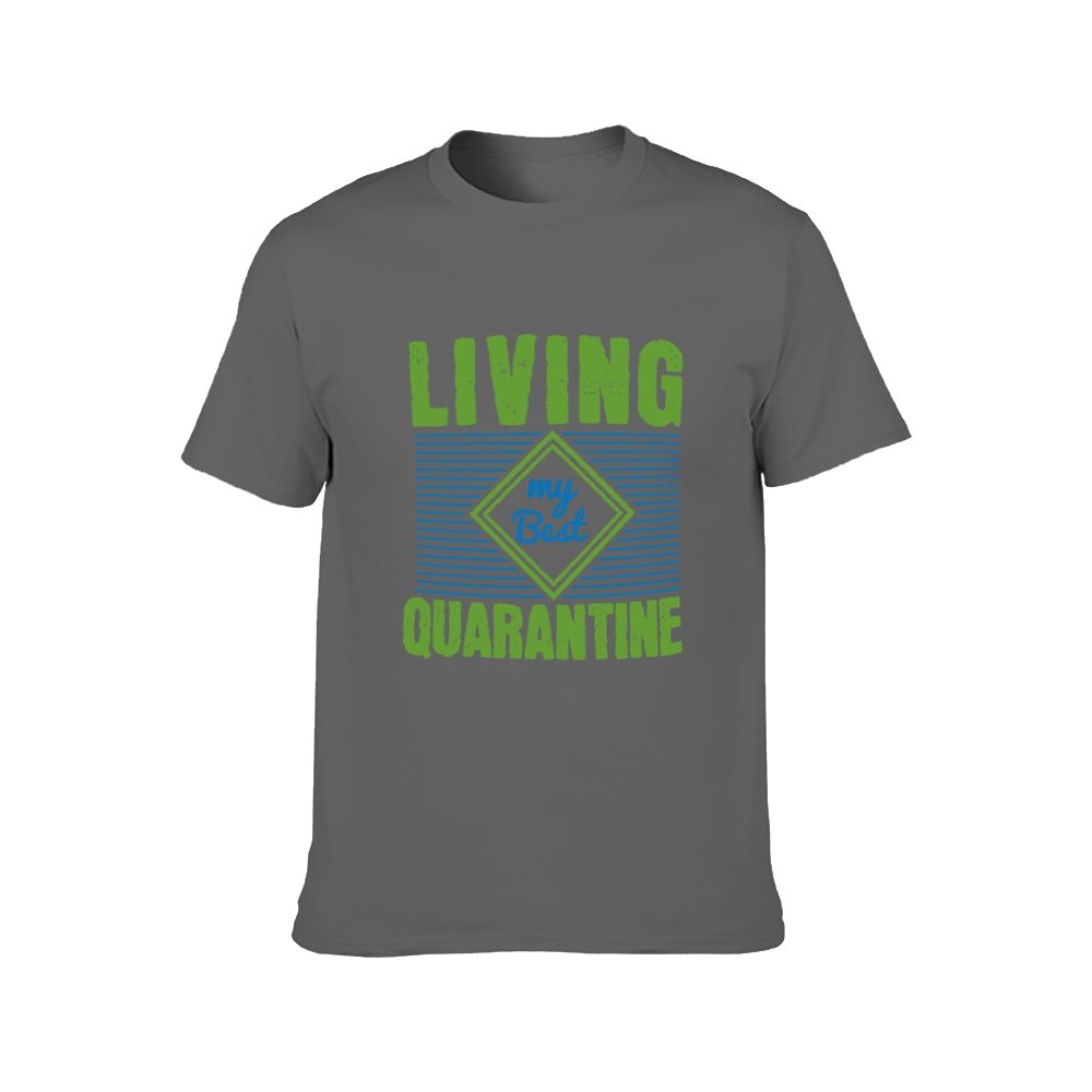Double Sided Living best T-Shirt for Men, Adult Cotton Short Sleeve Tee - Alexecom.com