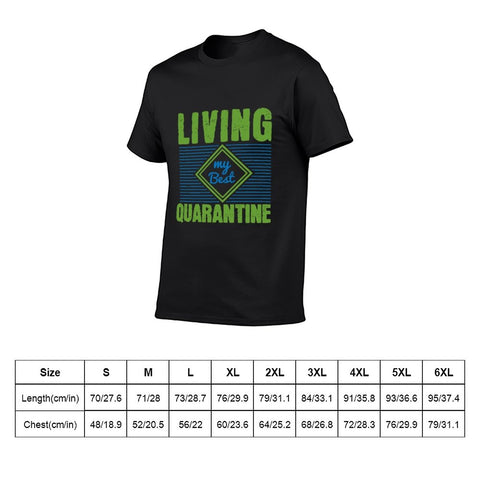 Image of Double Sided Living best T-Shirt for Men, Adult Cotton Short Sleeve Tee - Alexecom.com