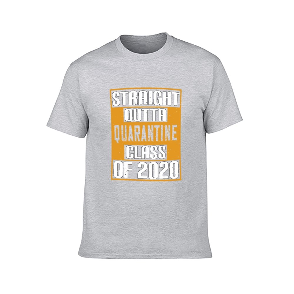 Double Sided Quarantine class 2020 T-Shirt for Men, Adult Cotton Short Sleeve Tee - Alexecom.com