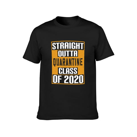 Image of Double Sided Quarantine class 2020 T-Shirt for Men, Adult Cotton Short Sleeve Tee - Alexecom.com