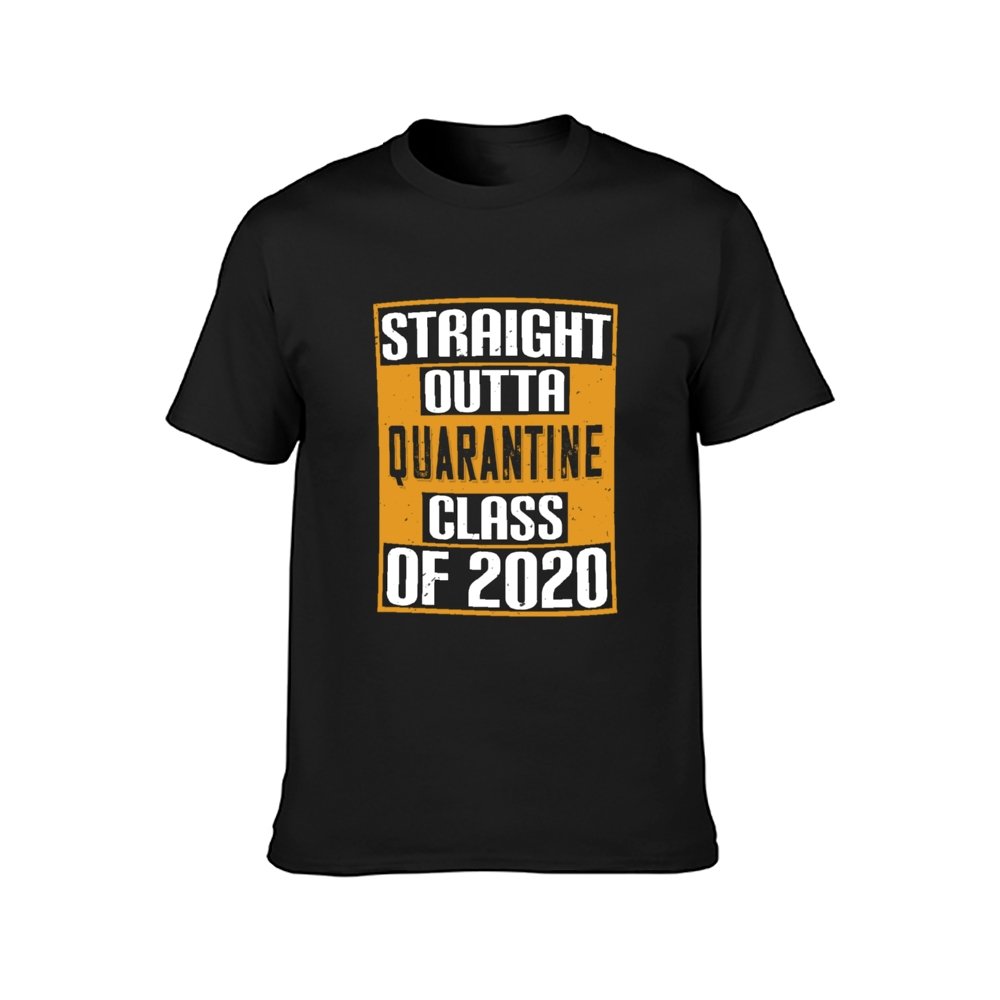 Double Sided Quarantine class 2020 T-Shirt for Men, Adult Cotton Short Sleeve Tee - Alexecom.com