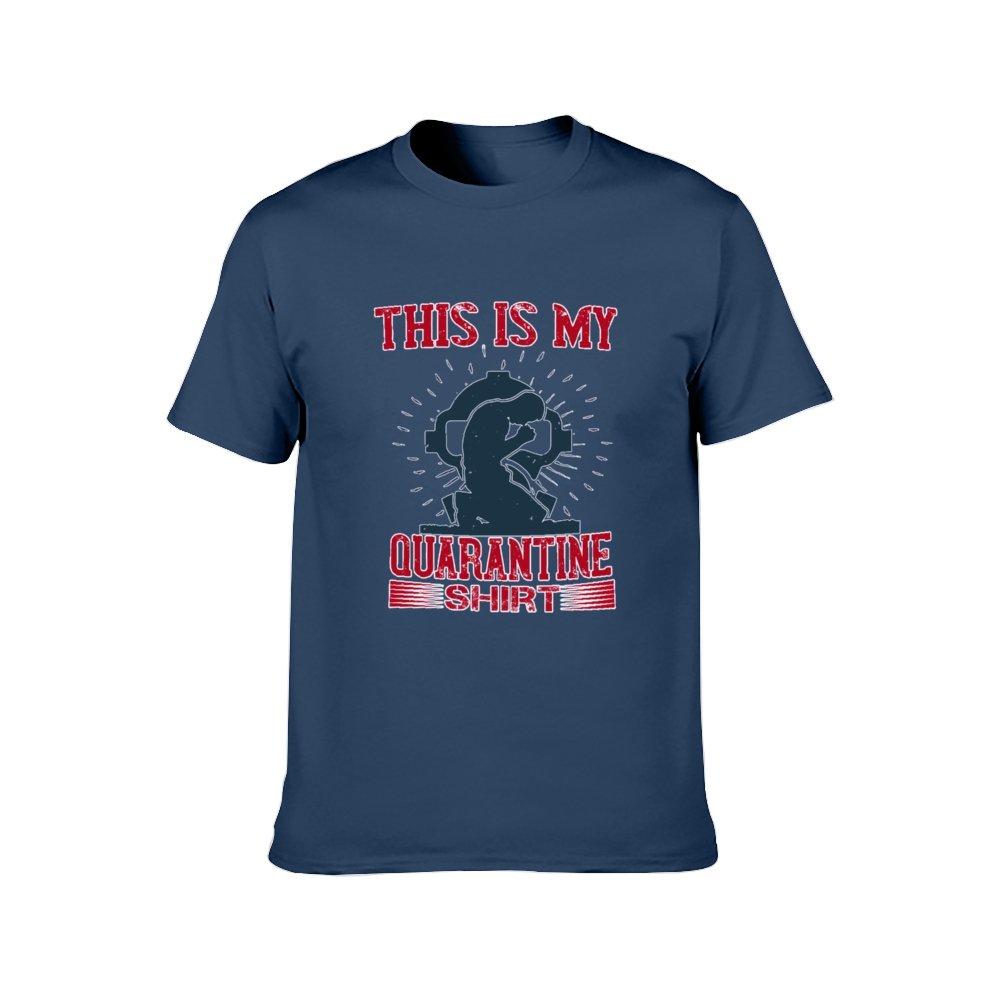 Double Sided Quarantine T-Shirt for Men, Adult Cotton Short Sleeve Tee - Alexecom.com