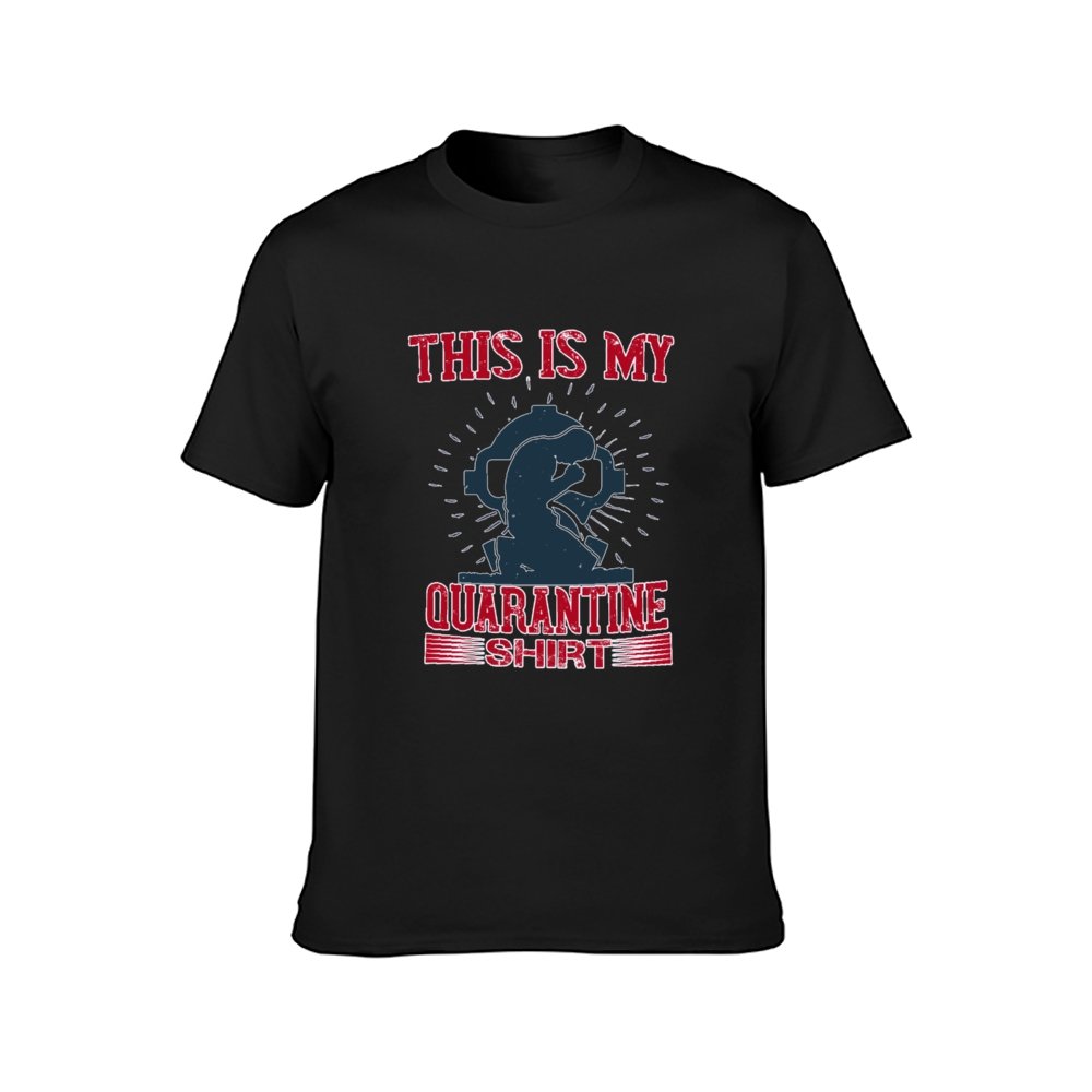 Double Sided Quarantine T-Shirt for Men, Adult Cotton Short Sleeve Tee - Alexecom.com