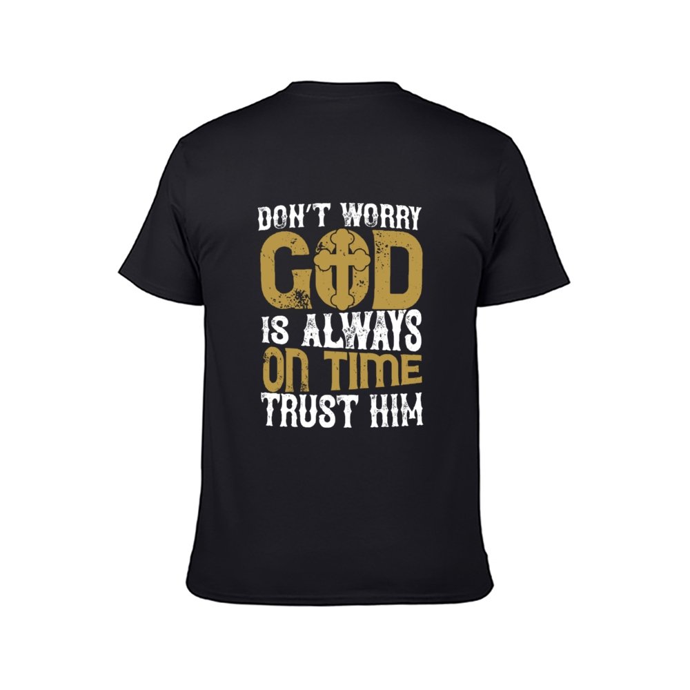 Double Sided T-Shirt for Men, Adult Cotton Short Sleeve Tee - Alexecom.com