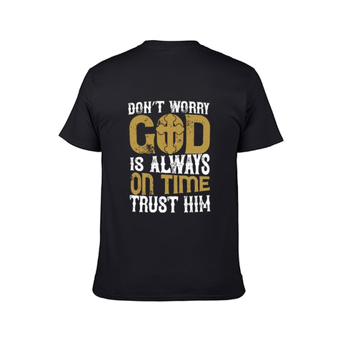 Image of Double Sided T-Shirt for Men, Adult Cotton Short Sleeve Tee - Alexecom.com