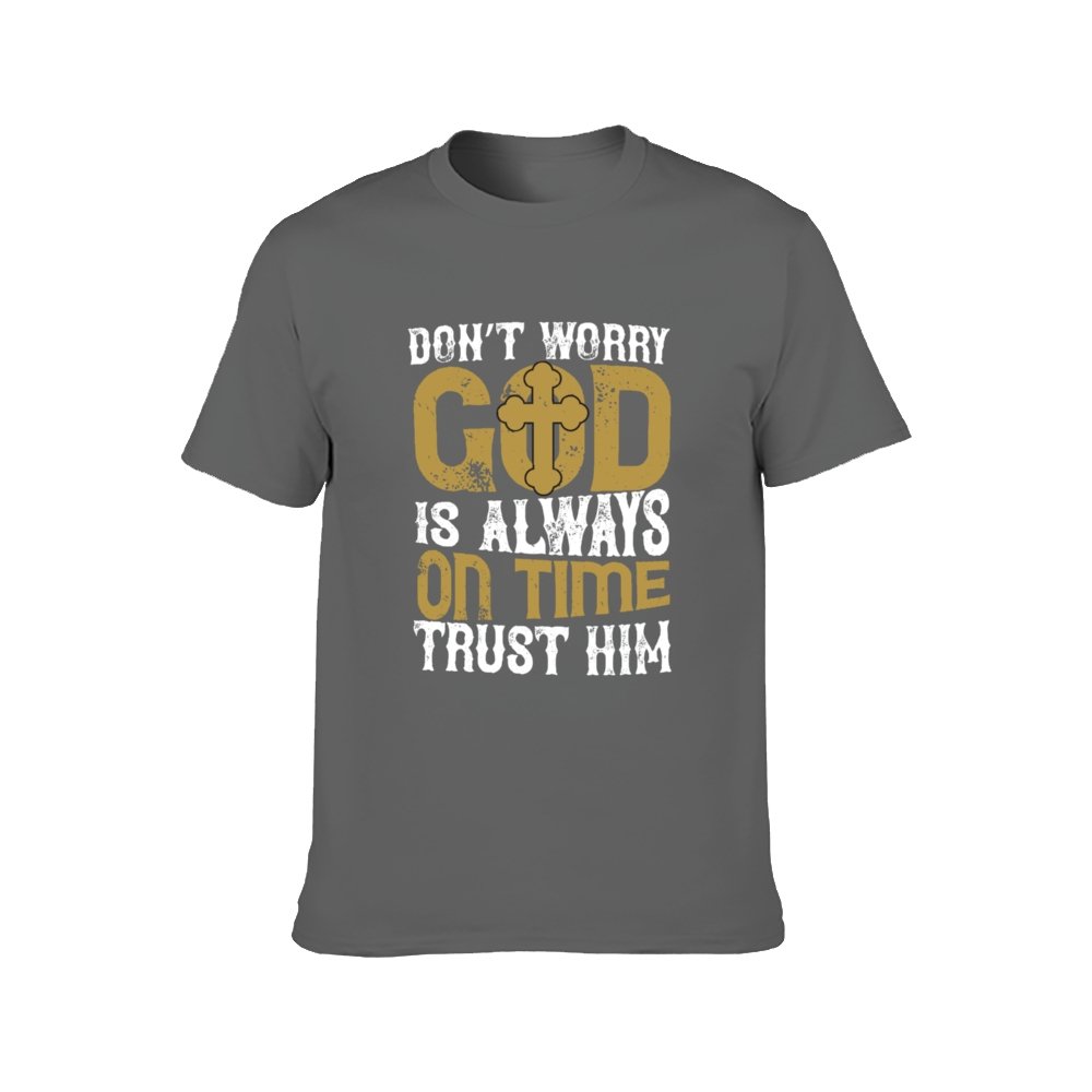 Double Sided T-Shirt for Men, Adult Cotton Short Sleeve Tee - Alexecom.com
