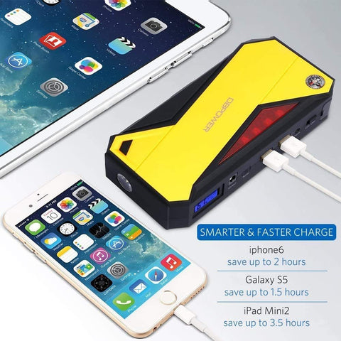 Image of DBPOWER 800A Peak 18000mAh Portable Car Jump Starter