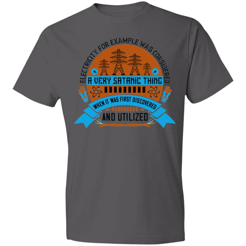 Image of Electrician Design Lightweight T-Shirt 4.5 oz - Alexecom.com