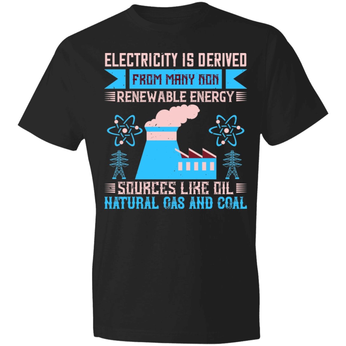 Electrician Design Lightweight T-Shirt 4.5 oz - Alexecom.com