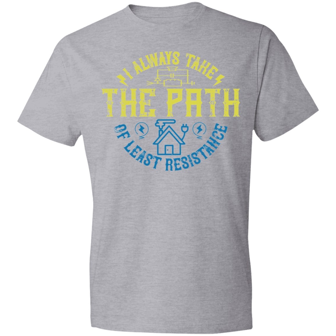 Electrician Design Lightweight T-Shirt 4.5 oz - Alexecom.com