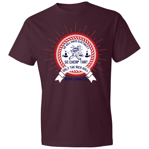 Image of Electrician Design Lightweight T-Shirt 4.5 oz - Alexecom.com