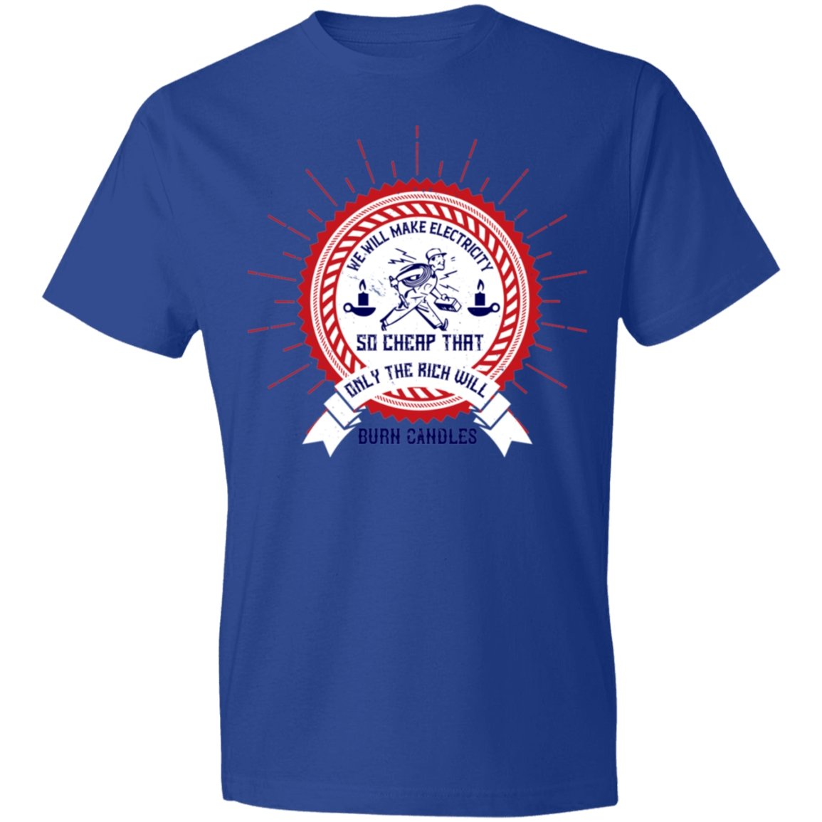 Electrician Design Lightweight T-Shirt 4.5 oz - Alexecom.com